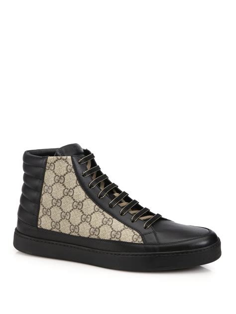 gucci high tops men|gucci supreme high top black.